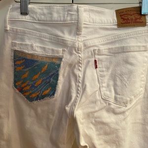 Custom deadstock pocket detail Levi’s 505 straight